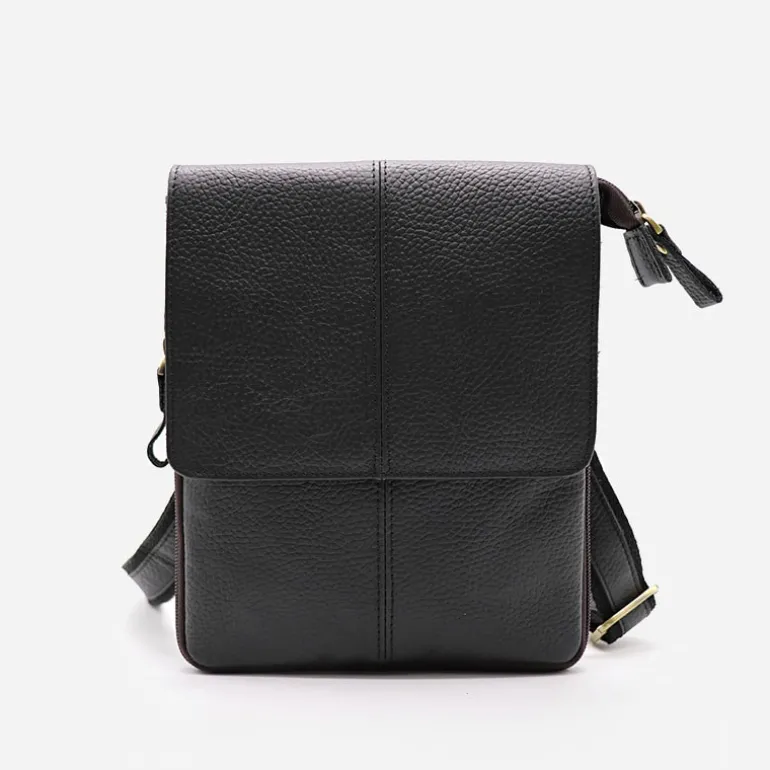 Petite sacoche homme en cuir pleine fleur^Sac Bandoulière Shop