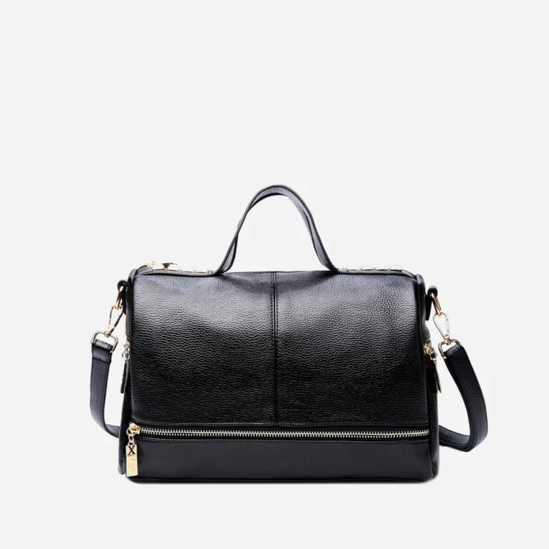 Sac à main clouté en cuir^Sac Bandoulière Store