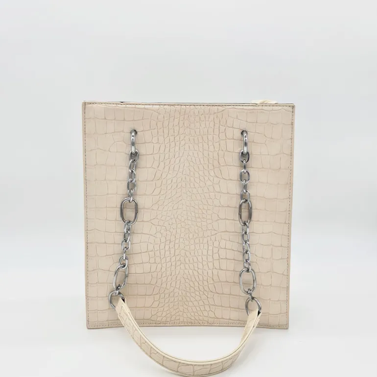 Sac cabas portrait façon cuir croco^Sac Bandoulière Best