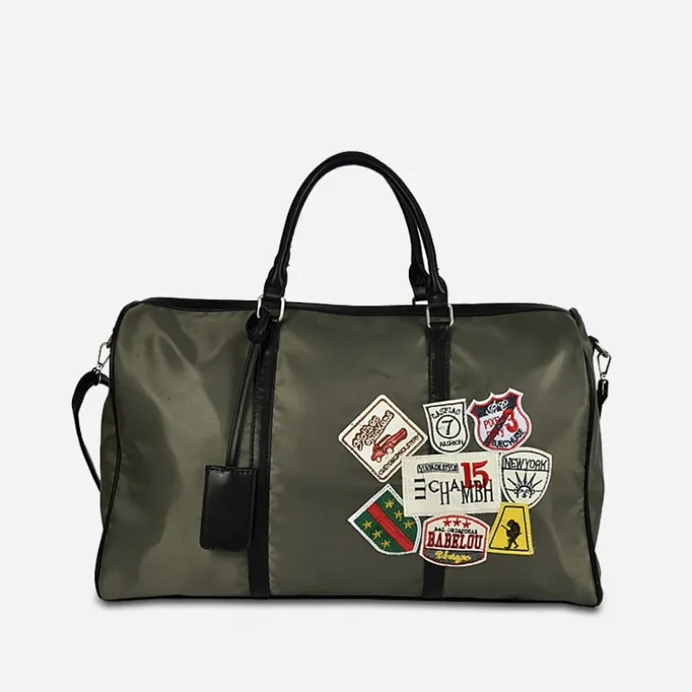 Sac de voyage 48h à bandoulière pour homme avec blasons^Sac Bandoulière Best