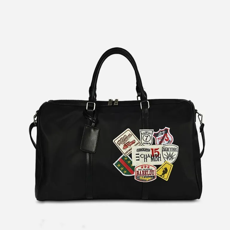 Sac de voyage 48h à bandoulière pour homme avec blasons^Sac Bandoulière Best