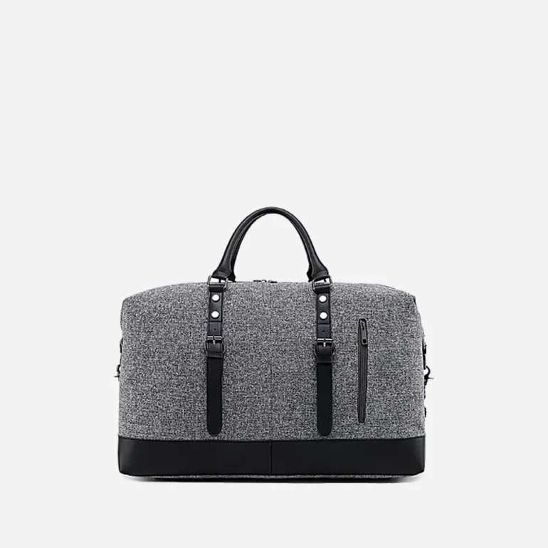 Sac voyage 48h bi-matière en toile et cuir^Sac Bandoulière Online