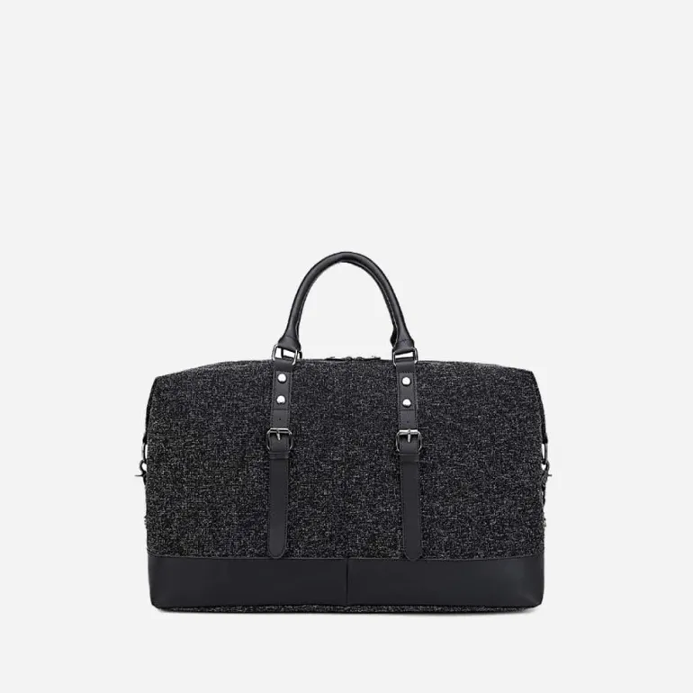 Sac voyage 48h bi-matière en toile et cuir^Sac Bandoulière Online