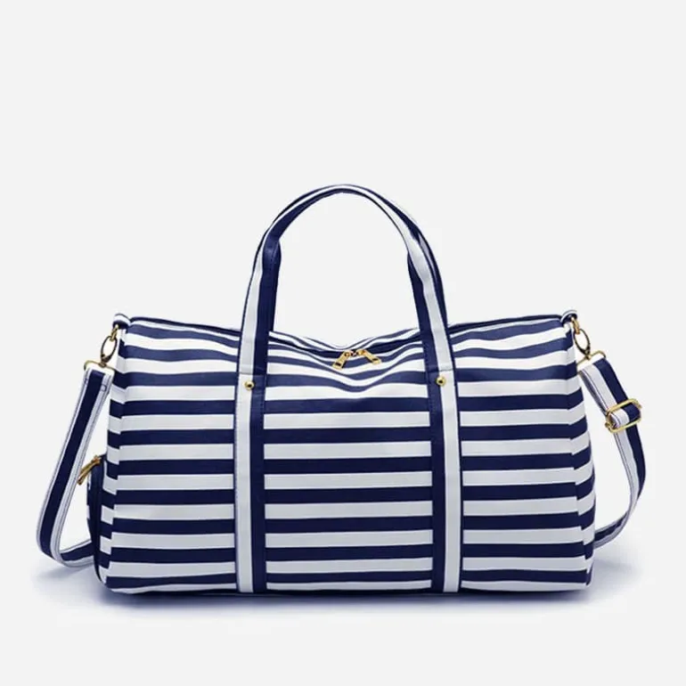 Sac voyage ou weekend avec imprimé marinière^Sac Bandoulière Cheap