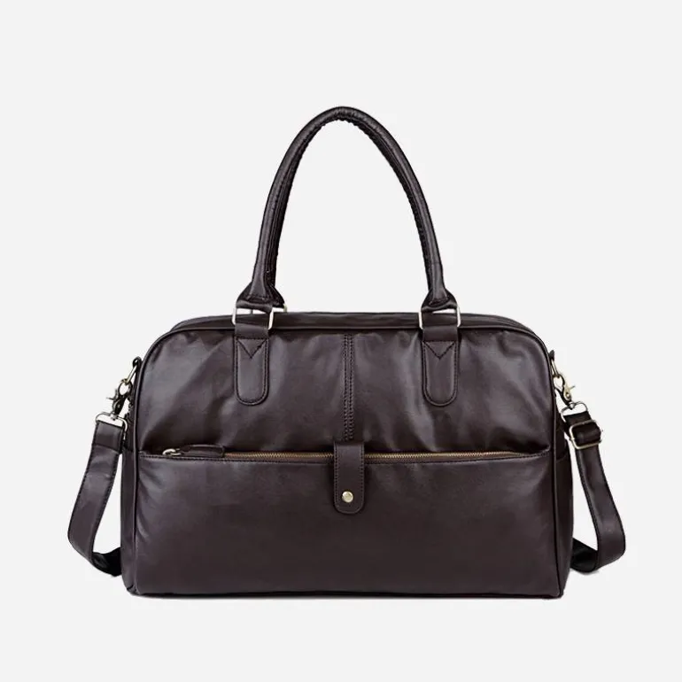 Sac weekend 24h en cuir pour homme^Sac Bandoulière Discount