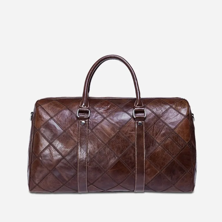 Sac weekend 48h pour homme en cuir véritable^Sac Bandoulière Sale
