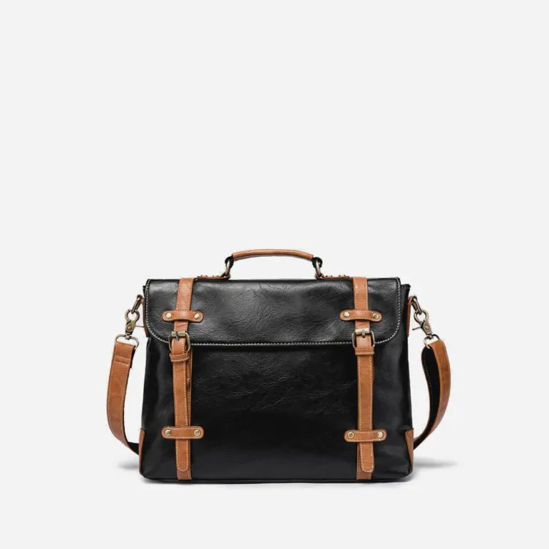 Sacoche besace cuir et marron^Sac Bandoulière Outlet