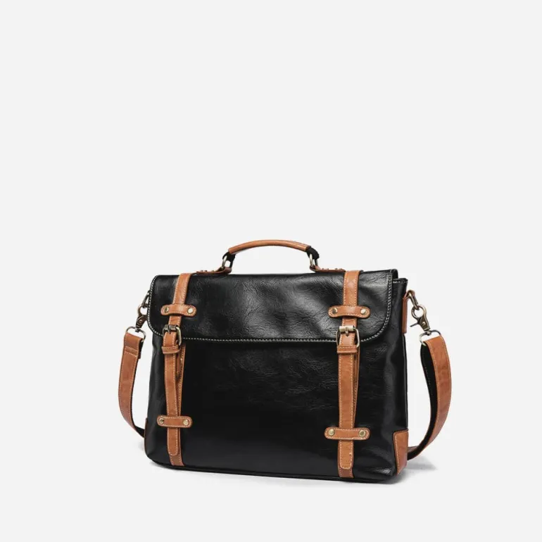 Sacoche besace cuir et marron^Sac Bandoulière Outlet